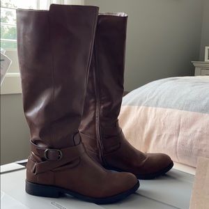 Knee High Leather Boots